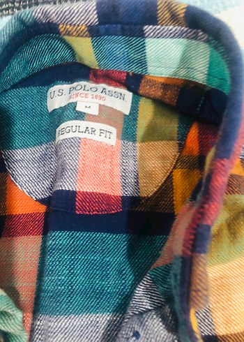 U.S Polo Assn. Düğmeli Çok Renkli Gömlek