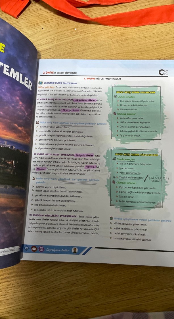 AYT Coğrafya Kamp Kitabı 11-12. Sınıf - Görsel 2