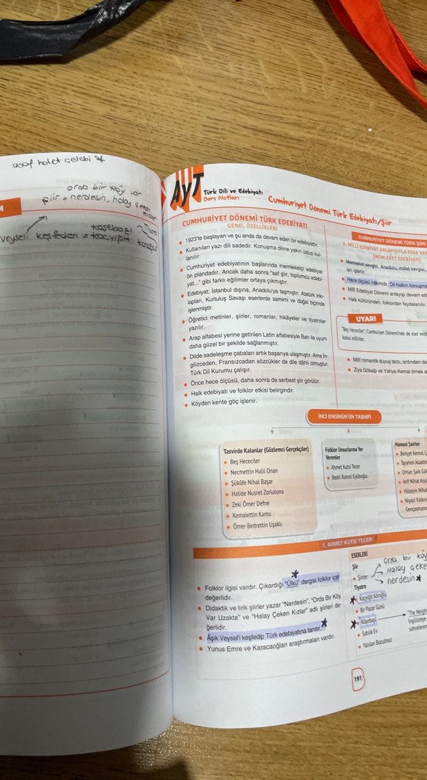 AYT Türk Dili ve Edebiyatı Ders Notları - Görsel 4