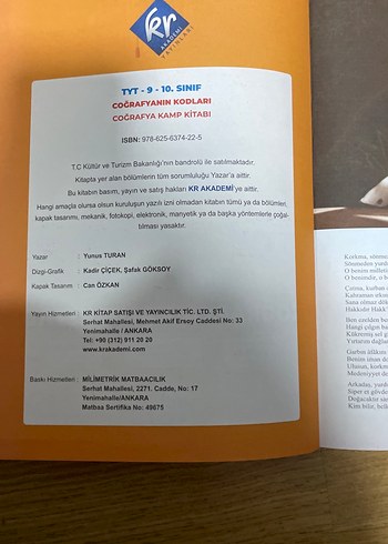 TYT Coğrafya Kamp Kitabı - Coğrafyanın Kodları - Görsel 2