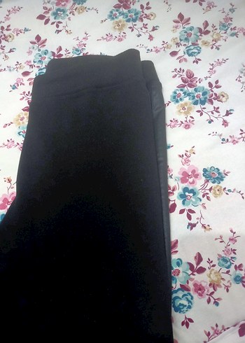 Siyah Kadın Street Wear Tayt - Görsel 3