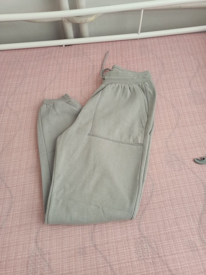 Gri Rahat Kesim Kadın Eşofman Altı - Görsel 4