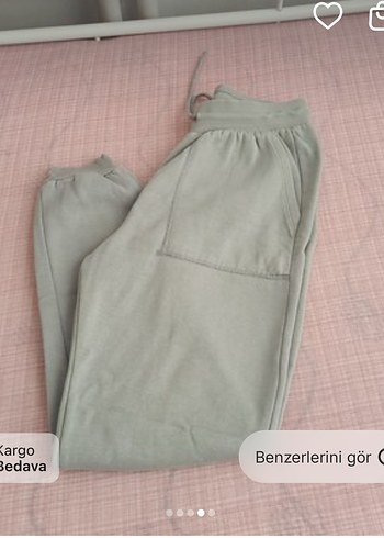 Gri Kadın Rahat Kesim Sweatpant - Görsel 3