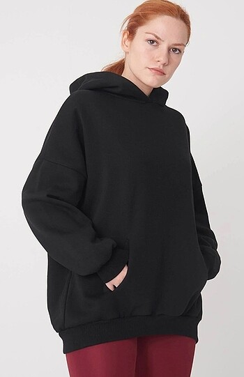 addax siyah sweatshirt