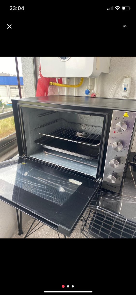 Gri Luxell Mini Fırın - Görsel 2