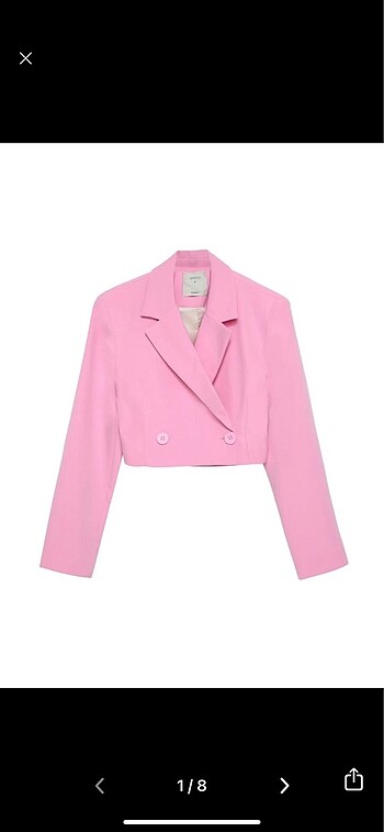 Quzu Crop Blazer Ceket