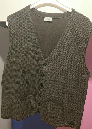Beymen Business Klasik V Yaka Gri Yun Yelek