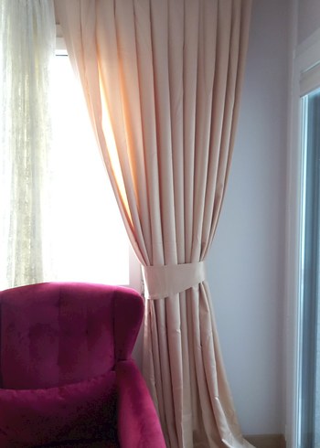 Bej Modern Klasik Perde - Görsel 3