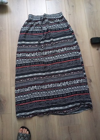 38 Beden siyah Renk uzun etek