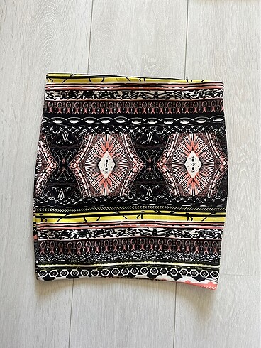 Bershka Renkli etek