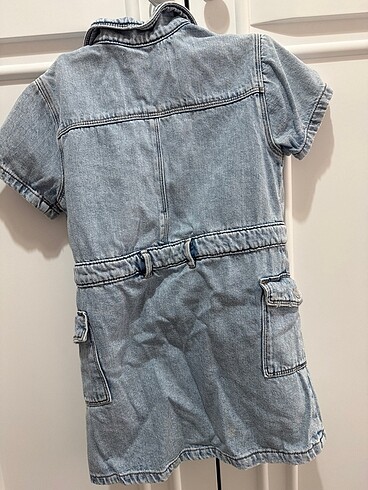 Zara Zara denim elbise yumusak denim