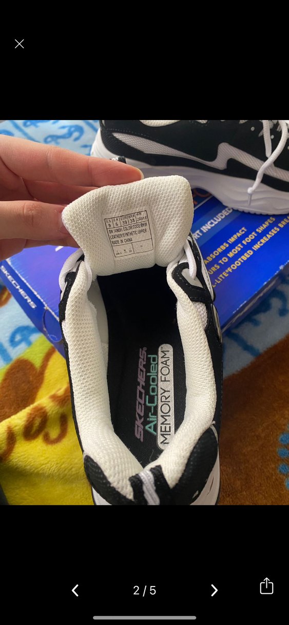 Skechers D'lites - Biggest Fan 11930 BKW - Görsel 2