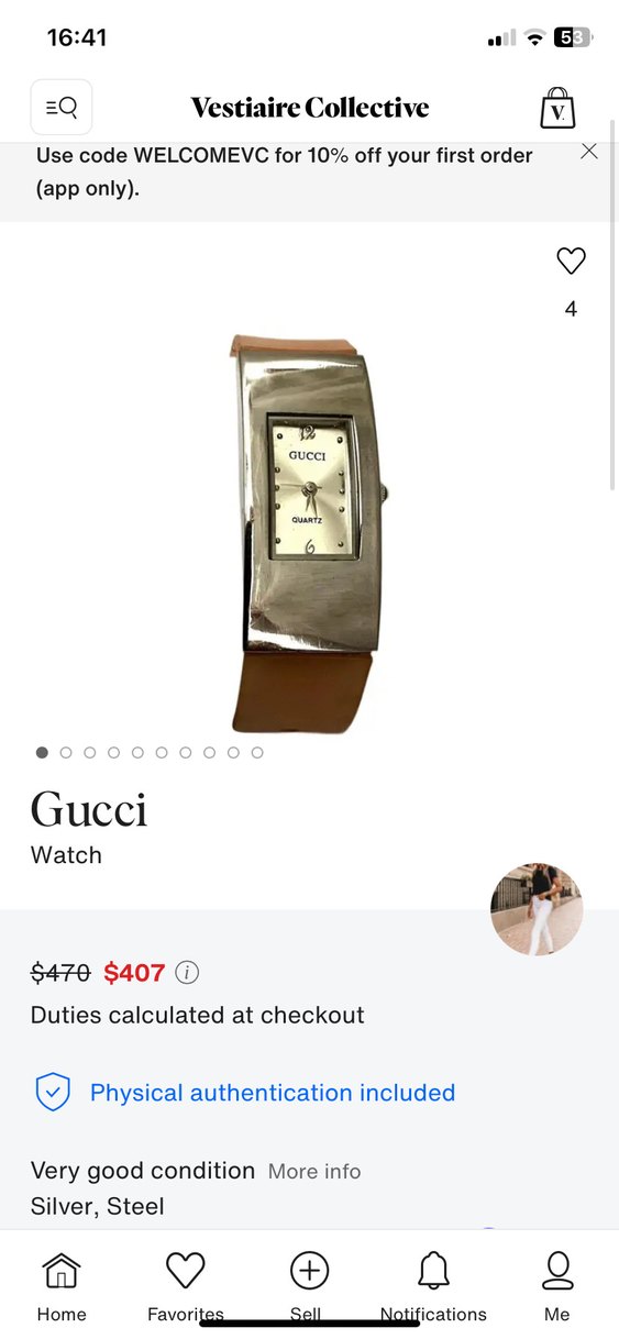 Siyah Gucci Kadın Kol Saati - Görsel 4