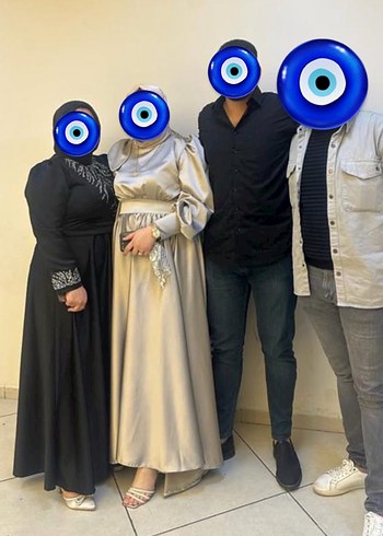 46 Beden tesettür özel dikim abiye