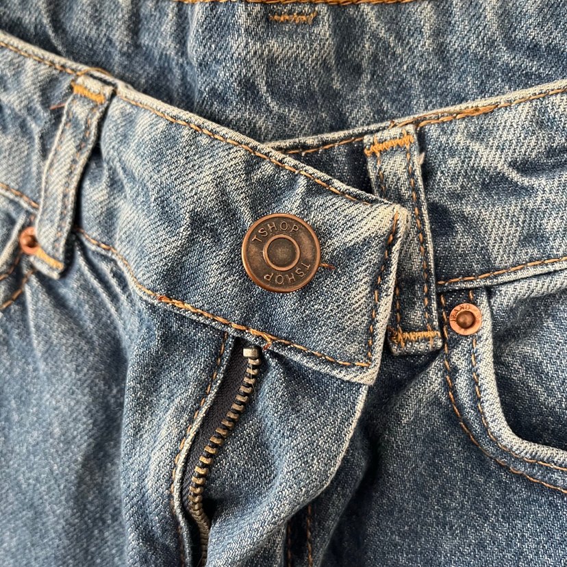 Kadın Koyu Mavi Kot Şort - Görsel 3