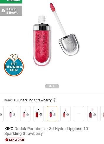 Kiko 10 lipgloss