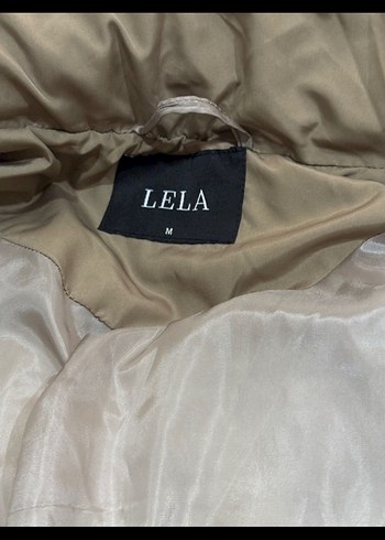 Bej Kadın Kışlık Mont Kürklü Kapüşonlu - Görsel 2