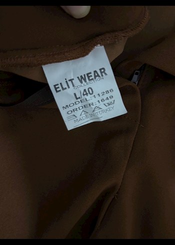 Kadın Kahverengi Midi Kumaş Pantolon - Görsel 3