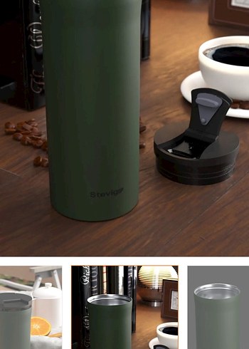 Stevica Termos Koyu Haki - Görsel 3