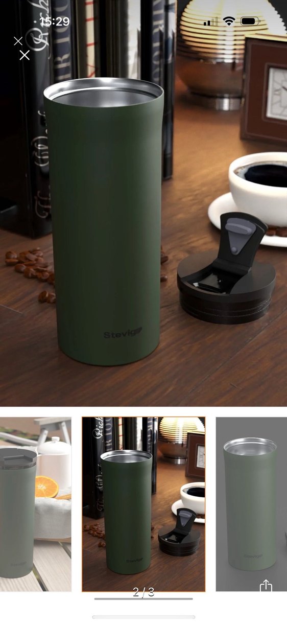 Stevica Termos Koyu Haki - Görsel 3