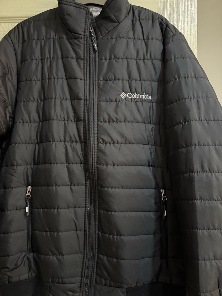 Columbia Siyah Fermuarlı Erkek Mont - Görsel 2