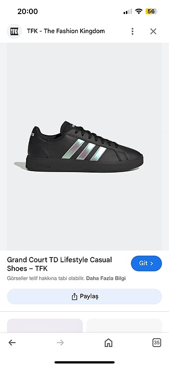 orjinal kadın siyah adidas spor ayakkabı