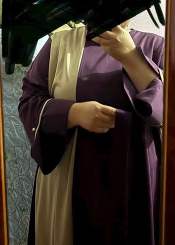 Mor Bohem Uzun Kadın Elbisesi - Görsel 2