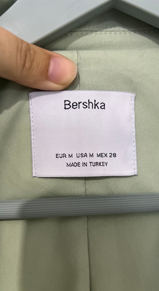 Düğmeli Yeşil Midi Kadın Blazer Ceket - Görsel 3