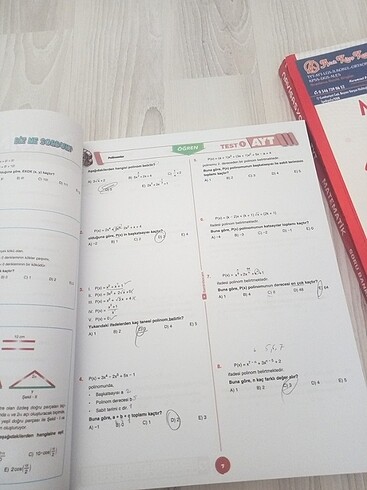 Beden Benim hocam Yayınları AYT matematik