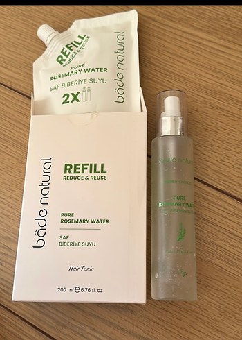 Bade Natural Saf Biberiye Suyu Saç Toniği 200 ml
