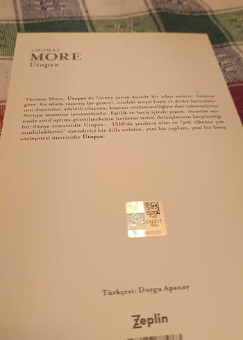 Thomas More - Ütopya Romanı - Görsel 3