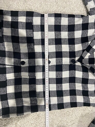 s Beden siyah Renk Pull&Bear Kareli Blazer