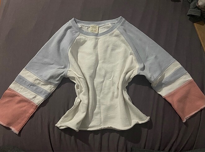 Zara Crop Yarım Kol Tişört fairy