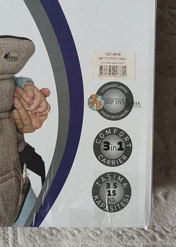 Nenny Baby Ortopedik Gri Kanguru - Görsel 2