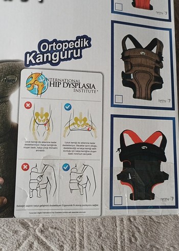 Nenny Baby Ortopedik Gri Kanguru - Görsel 3