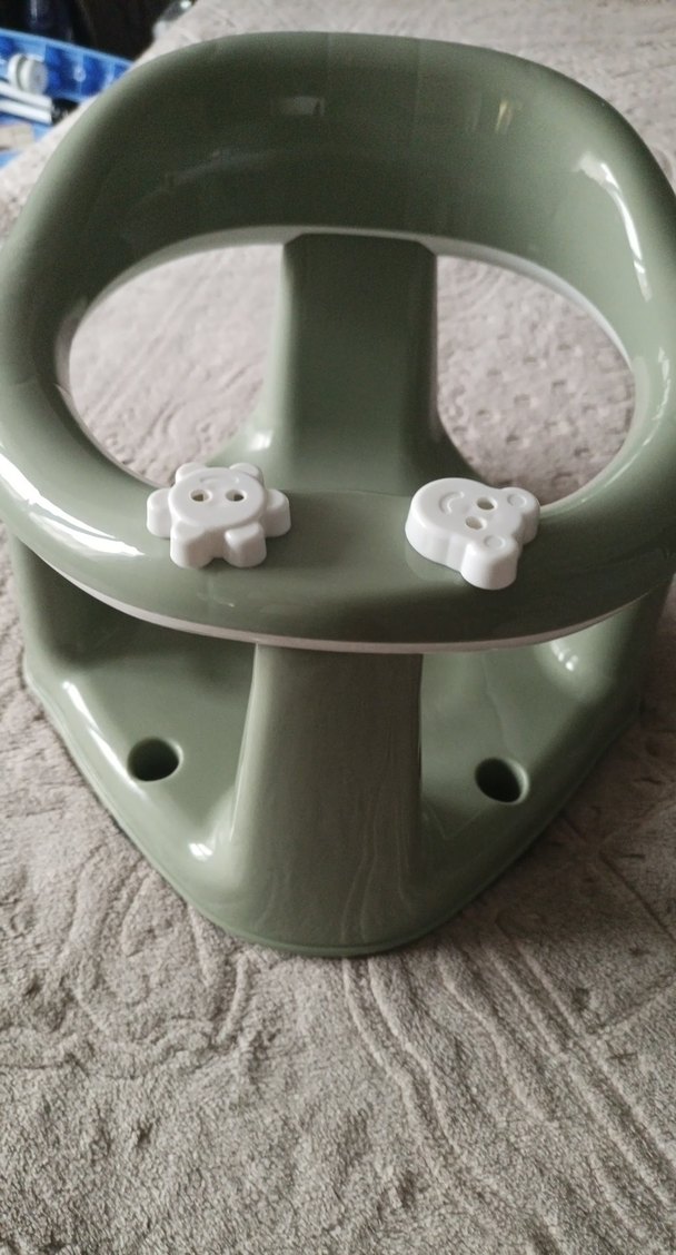 Gri ve Beyaz Bebek Mama Sandalyesi - Görsel 4