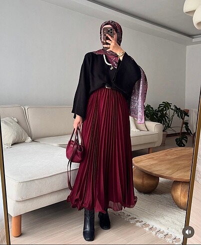 bordo etek
