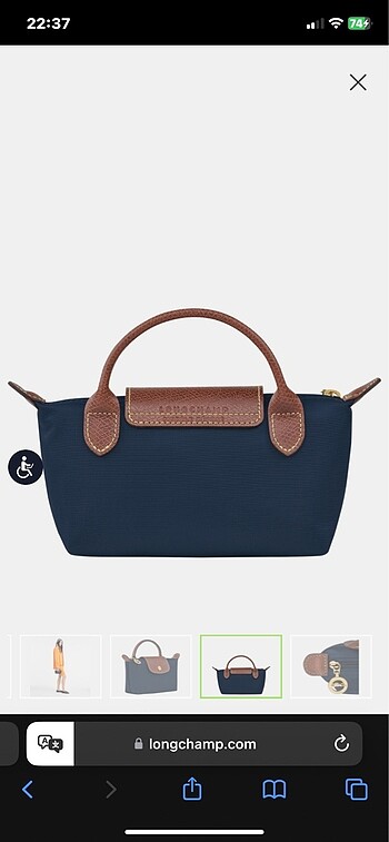 Beden lacivert Renk Longchamp çanta