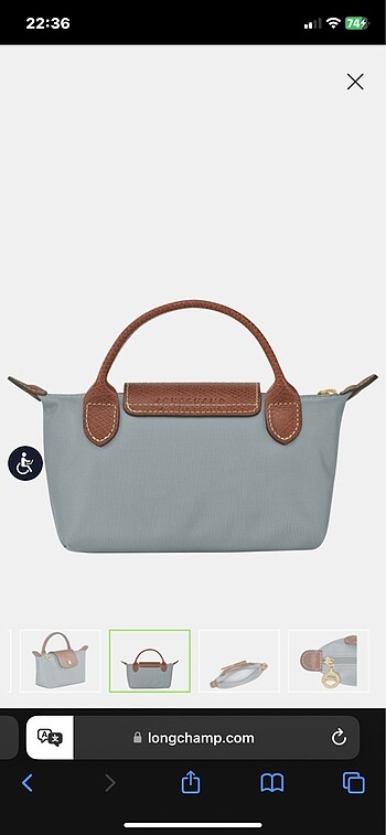 Beden mavi Renk Longchamp