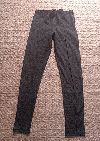 Gri Dar Kesim Denim Kadın Pantolon