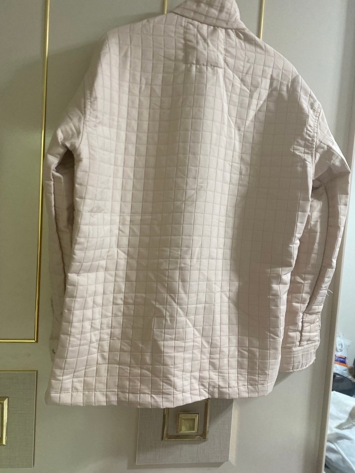 Düğmeli Bej Keten erkek  Ceket - Görsel 5