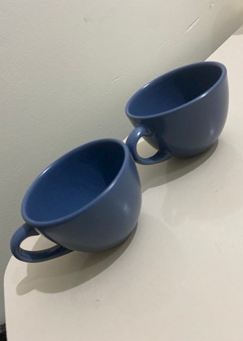 Mavi Seramik İki Kupa - Görsel 2