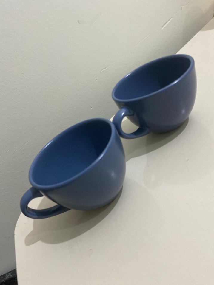 Mavi Seramik İki Kupa - Görsel 4