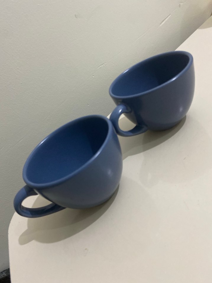 Mavi Seramik İki Kupa - Görsel 2