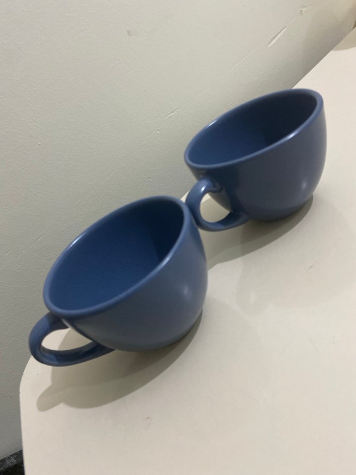 Mavi Seramik İki Kupa - Görsel 3