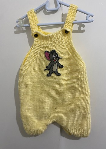 Sarı Nakışlı Bebek Önlüğü - Görsel 3