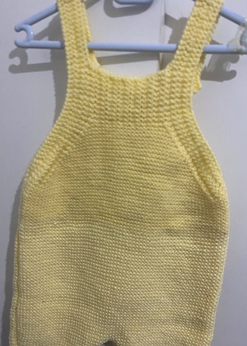 Sarı Nakışlı Bebek Önlüğü - Görsel 7