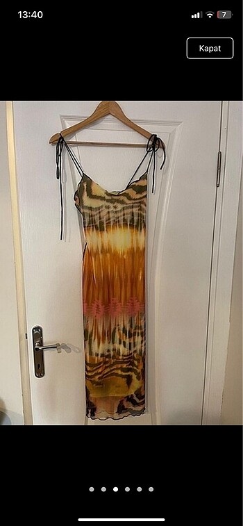 Bershka bershka desenli elbise