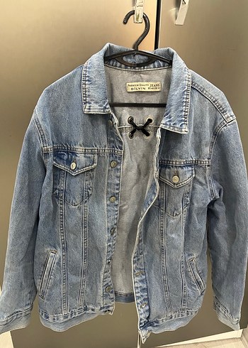 Dilvin uzun kot ceket - Görsel 2