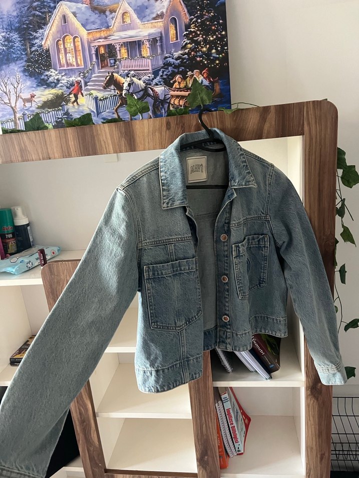 Mavi kot ceket - Görsel 2